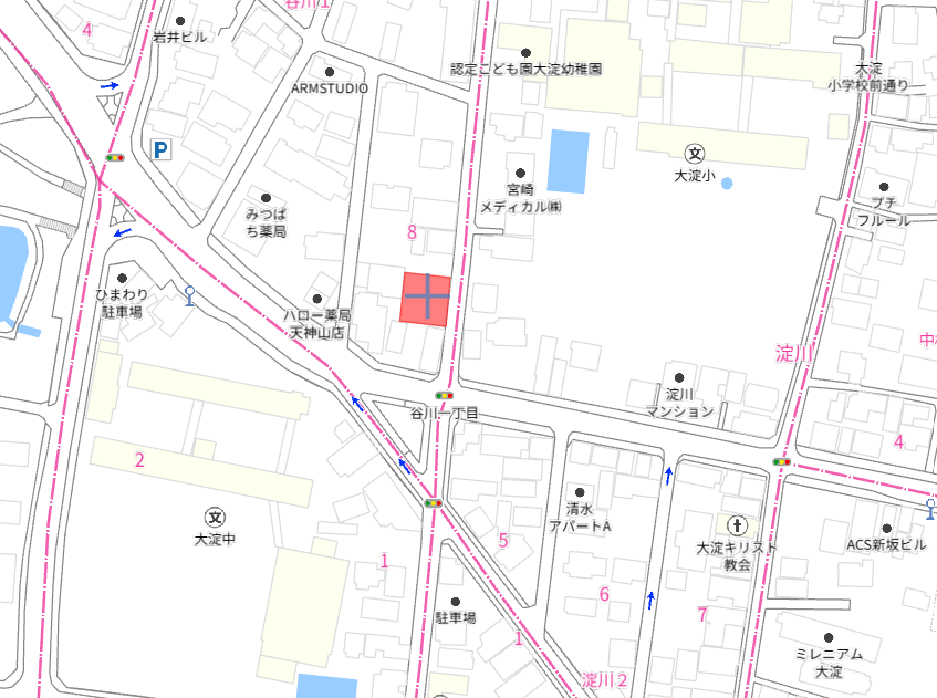 谷川1丁目売地